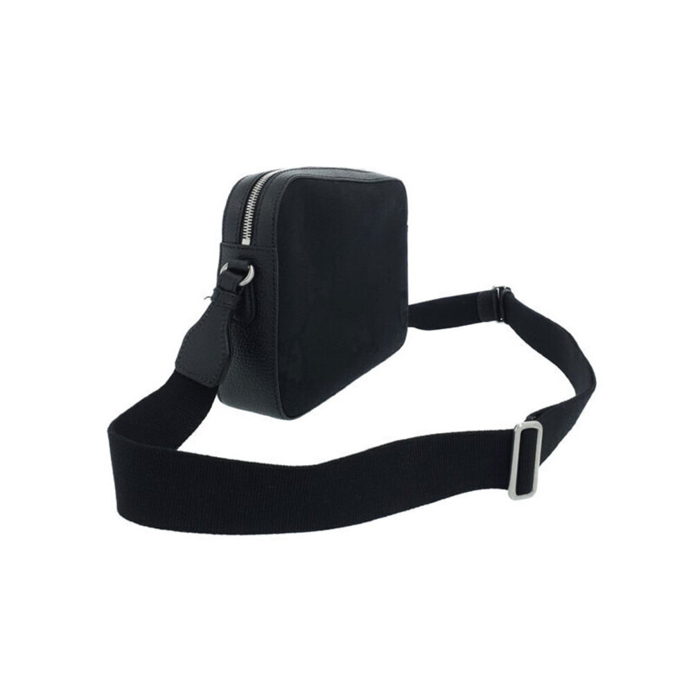 Gucci Messenger GG Jumbo Crossbody Bag Black